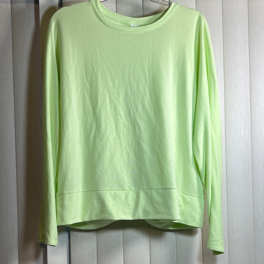 Old Navy Women's Bright Lime Sweatshirt